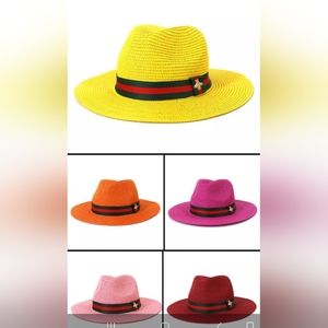 Staw Fedora Hats